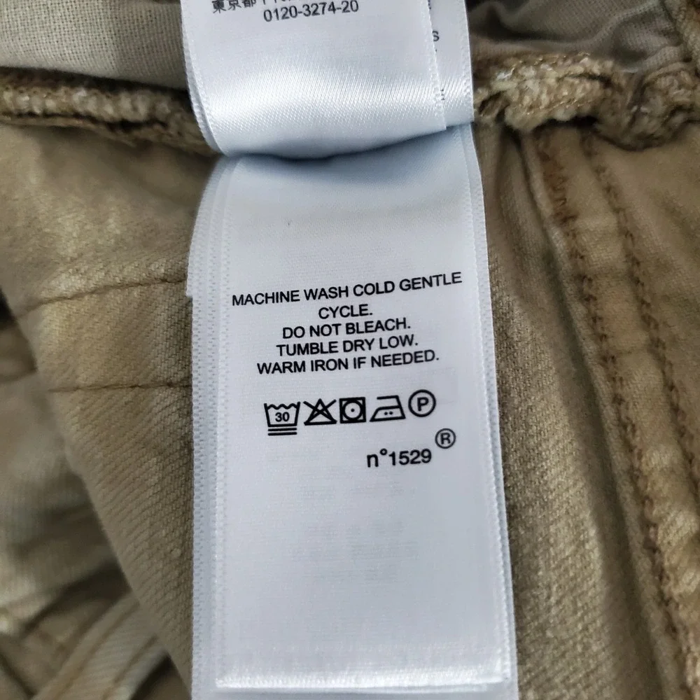 Polo Ralph Lauren Varick Slim Straight Tan Khaki Pants Mens 38x32 Stretch Jeans